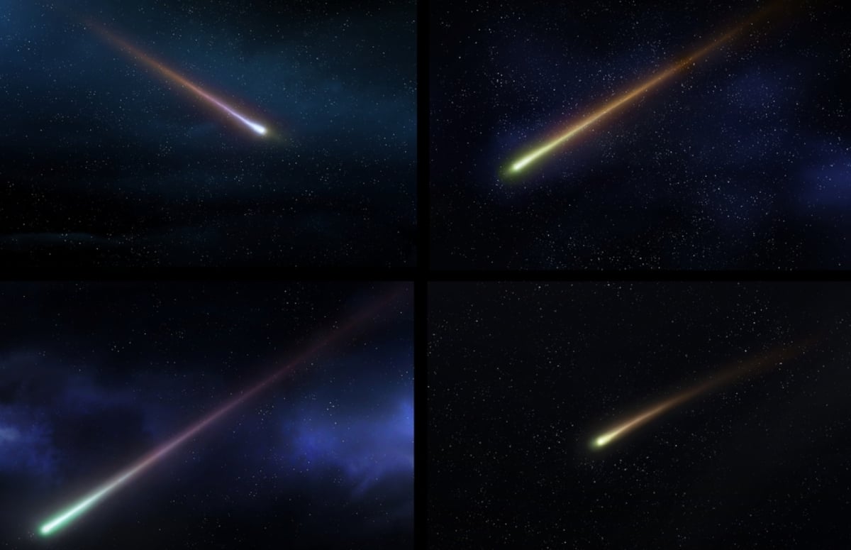 Impactante lluvia de meteoros POCOS DÍAS