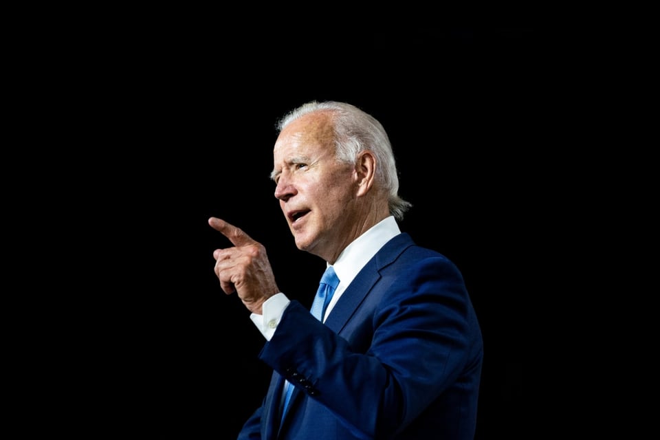 Joe Biden hablando