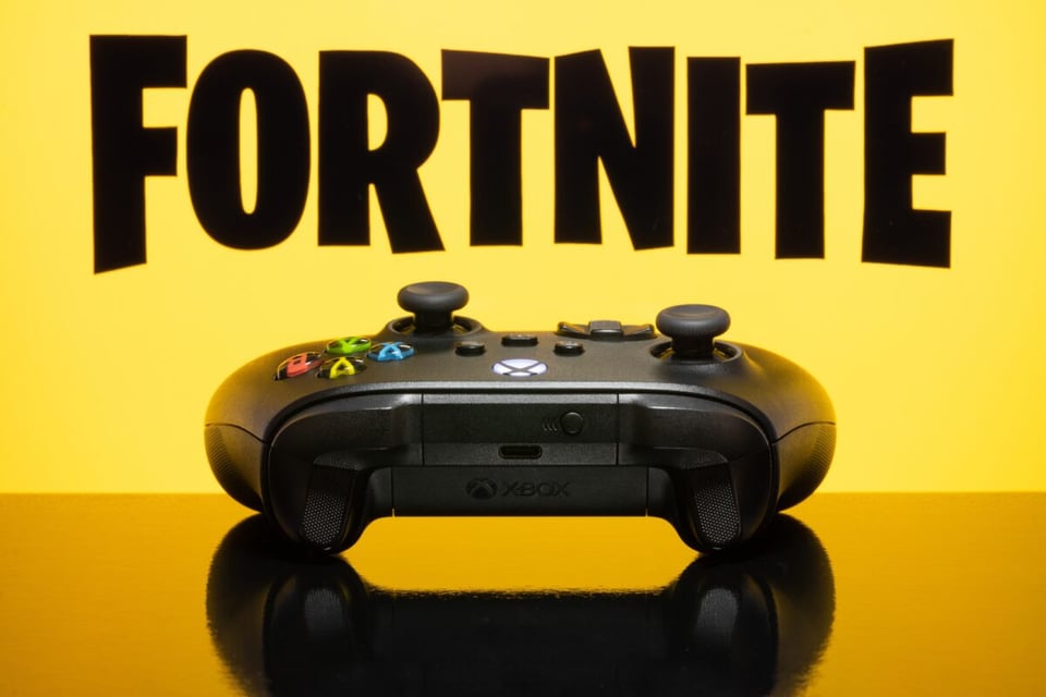 mando, control, fortnite, colores, videojuegos