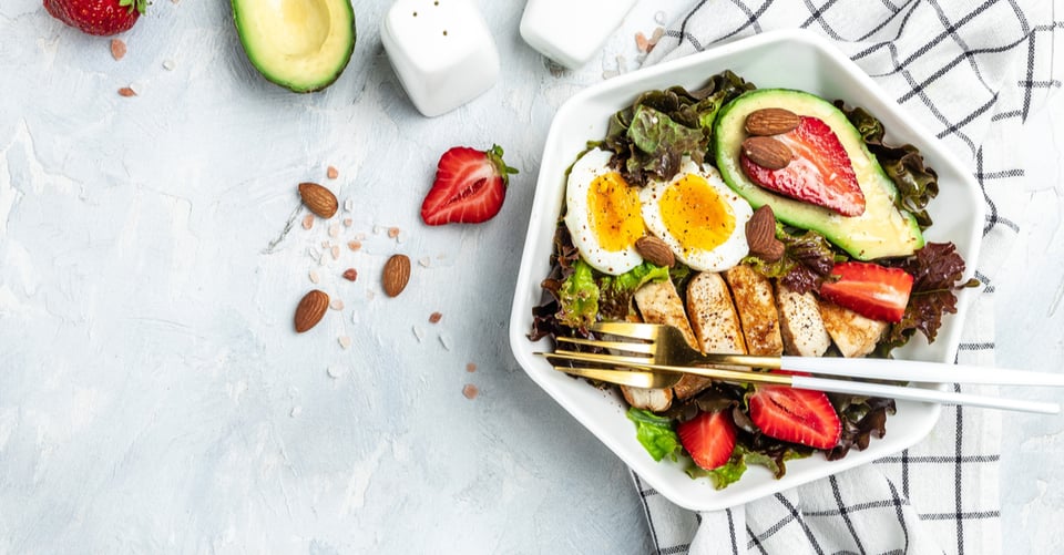 Alimentos de dieta saludable