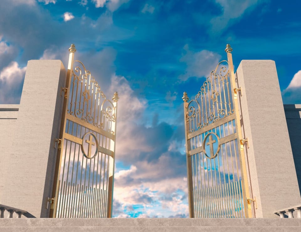heaven, hell, golden doors, limbo, Artificial Intelligence