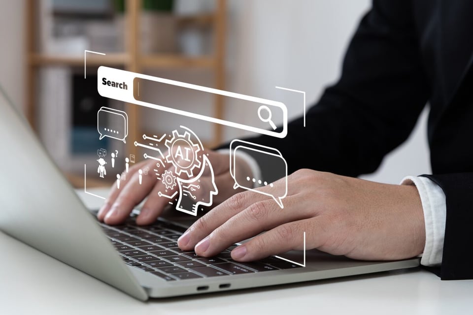 Inteligencia artificial, Chatbot, IA, laptop, computadora, Revolución de Inteligencia Artificial