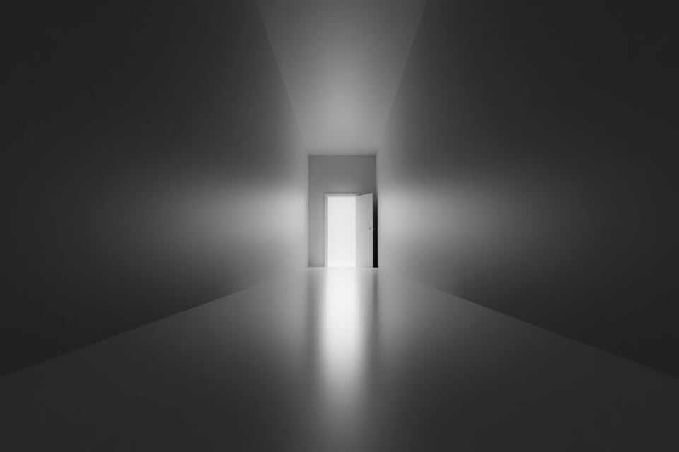 tunnel, light, hallway, flash, black