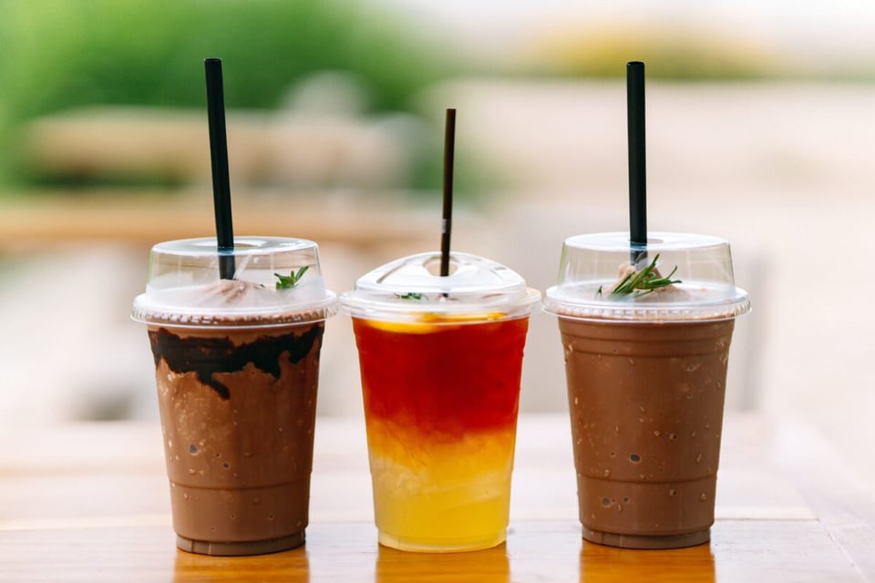 bebidas, frío, café, jugo, alimentación