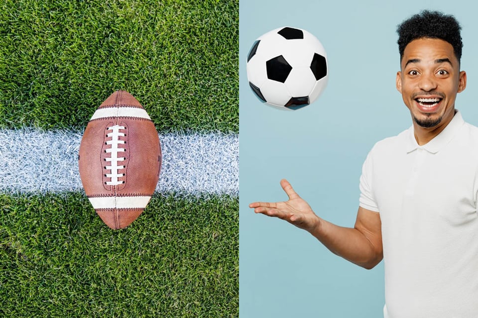 Fútbol vs. Fútbol americano: ¿Qué prefieren los hispanos?
