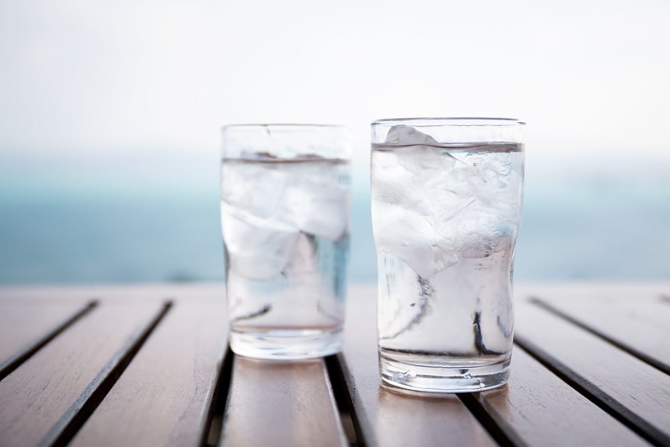 Get rid of hiccups with ice water