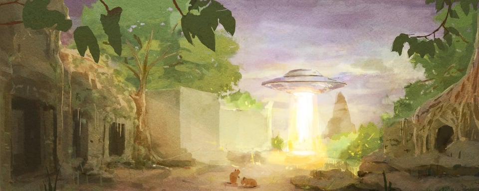 OVNIS descubiertos en pinturas ancestrales
