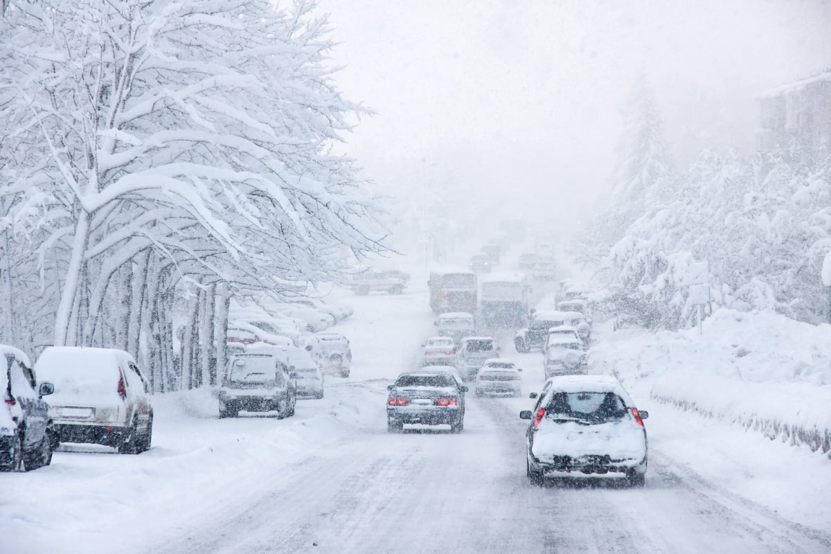 Los estados del oeste, especialmente California por la nieve en sus montañas, lideran las nevadas en el país