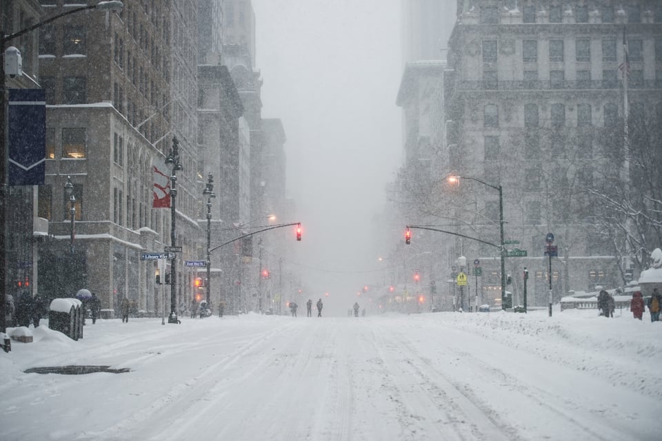 Pronostican posible caída de nieve en el norte de Georgia para el fin de semana