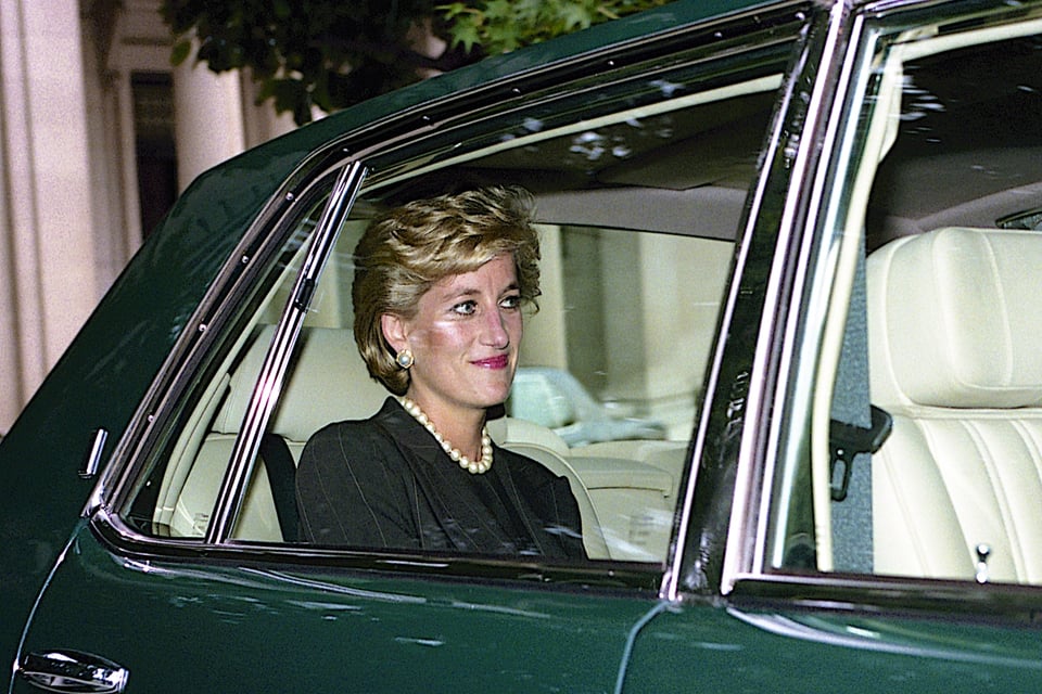 The last photo of Lady Di before she died