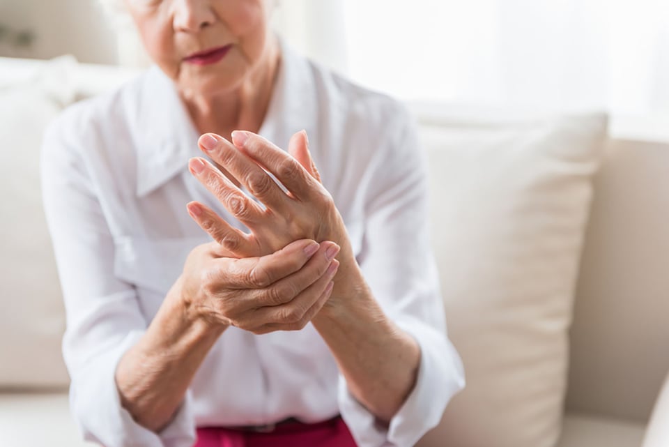 arthritis, woman, pain, hand, aging