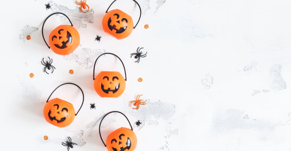 Calabazas de juguete de Halloween