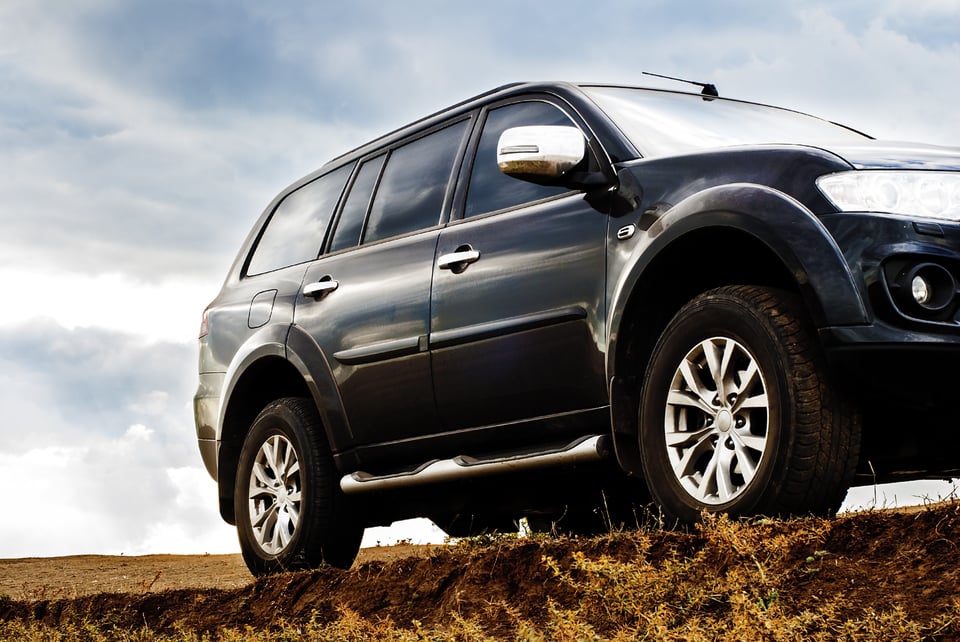 La camioneta impactada era un SUV