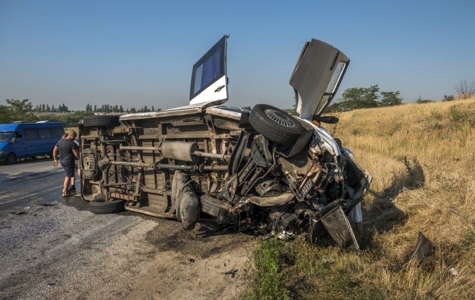 Accidente de autobús en Idaho