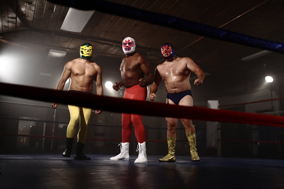 Rivales, ring, máscara, luto, México