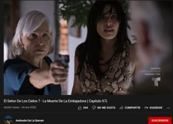 Life of the renowned Venezuelan actress of The Lord of the Skies