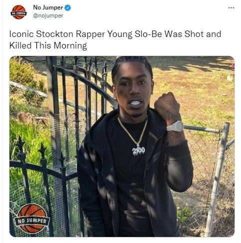 Asesinan a tiros al rapero Young Slo-Be