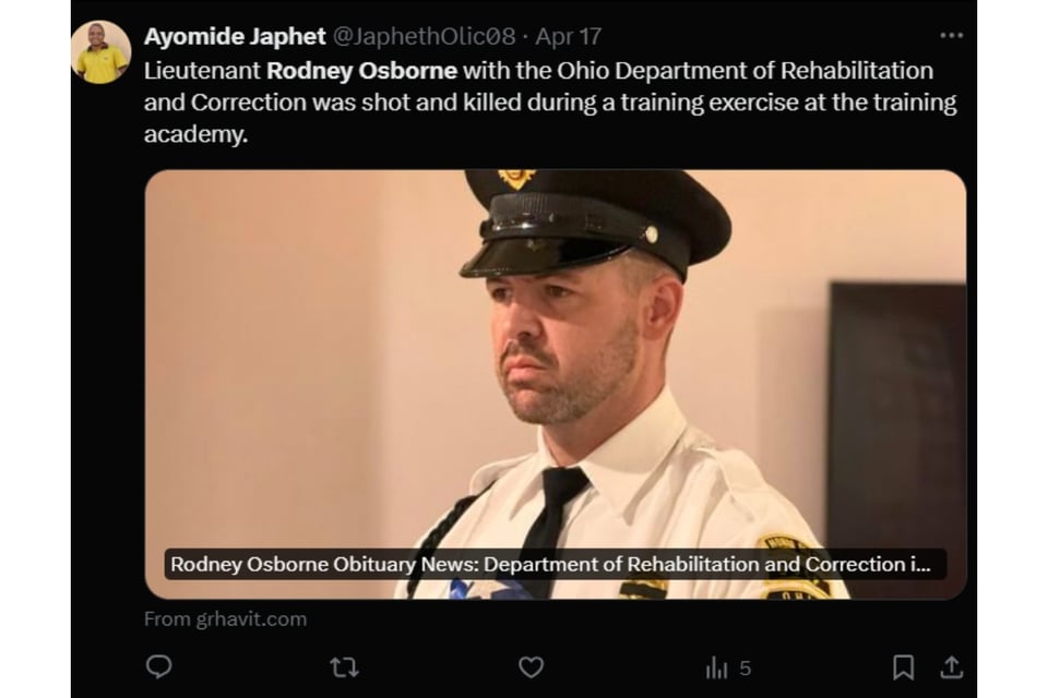 Rodney Osborne, Ohio Corrections, Columbus Dispatch, Report, State Employee, MundoNOW