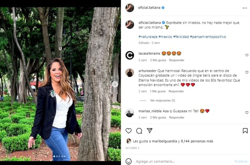 Tatiana da malas noticias de su papá