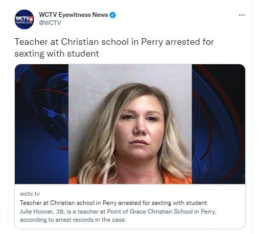 No es la primera maestra que cruza la raya