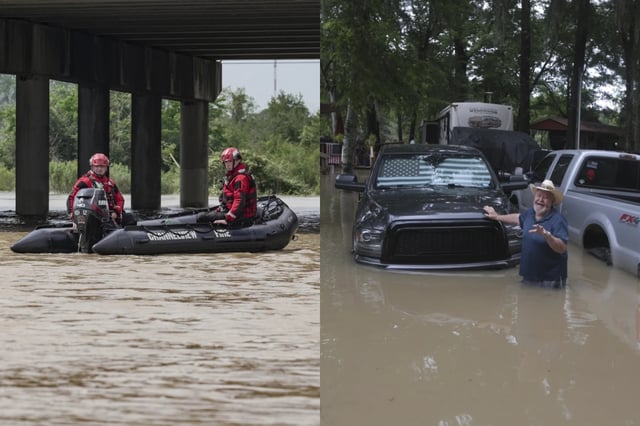 Autoridades rescatan a más de 170 personas tras inundaciones en Texas