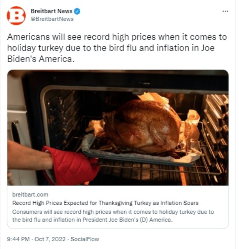 Thanksgiving afectado por inflación: Será uno de los más caros