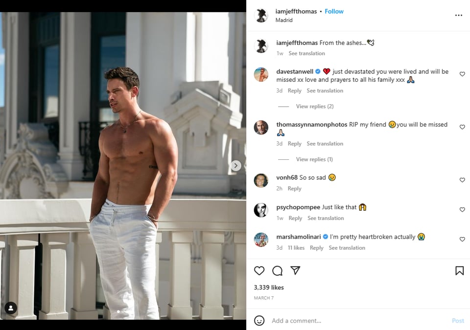 Muere influencer Jeff Thomas