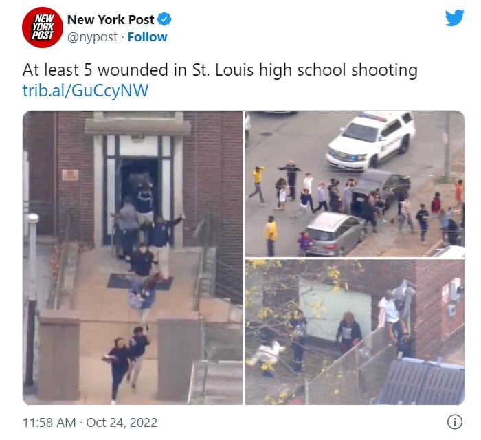 St Louis School Shooter Chargers Massacre