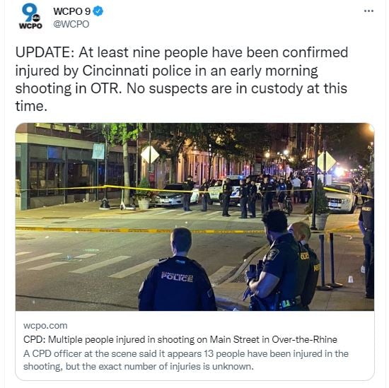 ¿Se detuvo a alguien por el tiroteo en Cincinnati?