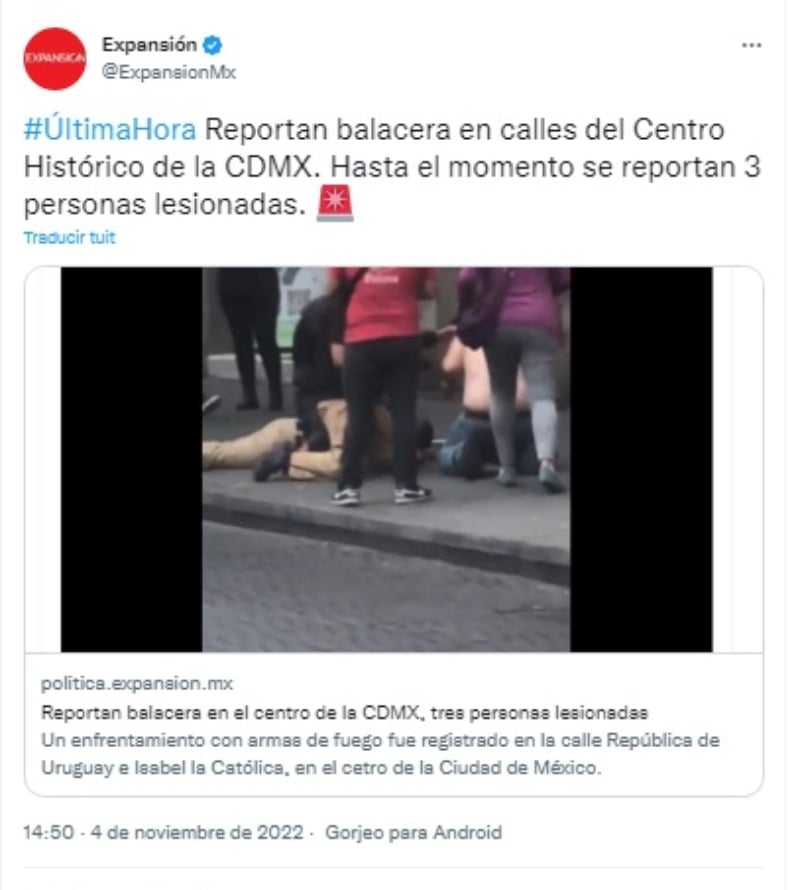 Detienen a uno de los sospechoso