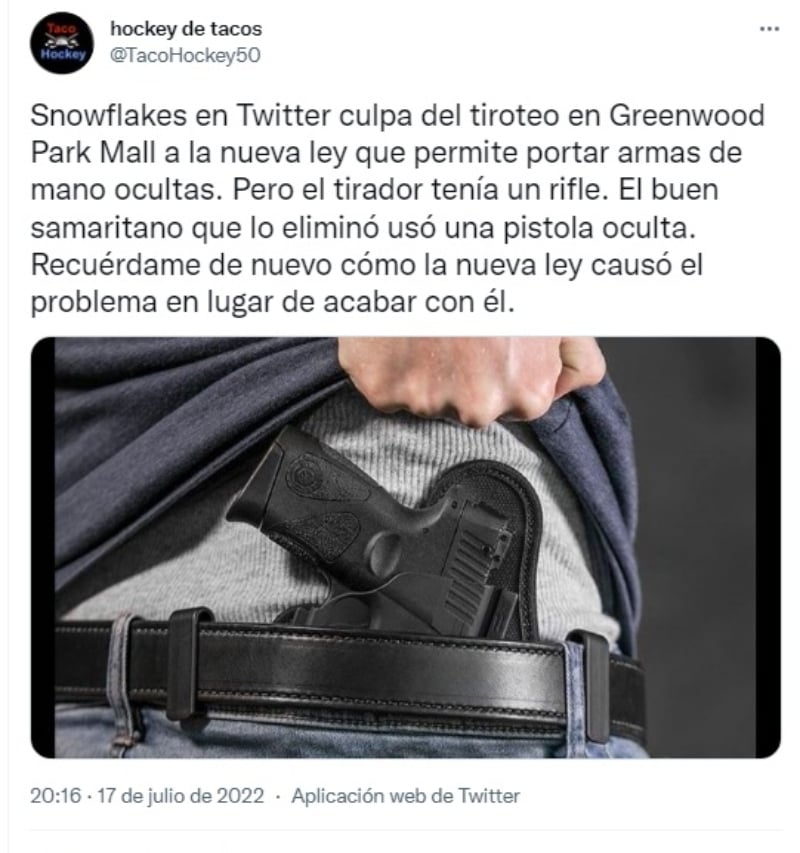 El tirador fue asesinado por un civil armado