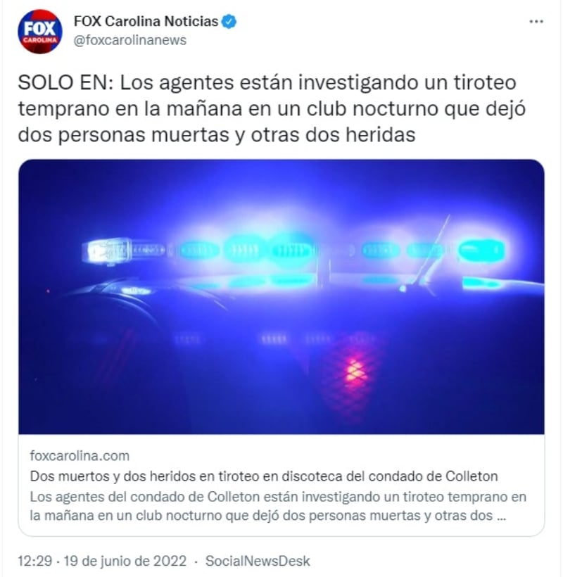 Tiroteo en Night Club deja muertos