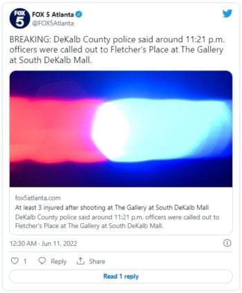 Tiroteo en restaurante de South DeKalb Mall deja múltiples heridos