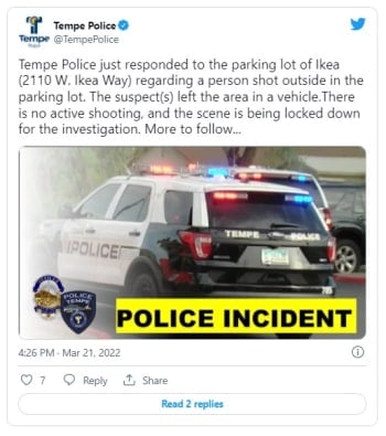 IKEA parking lot shooting leaves one dead