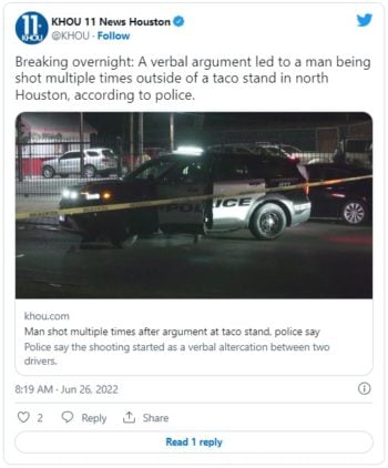 Estalla tiroteo en plena calle tras discusión frente a un puesto de tacos