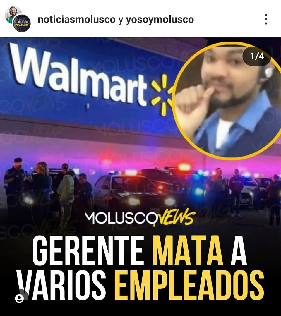 Aparece video del supuesto tirador justo antes de la masacre en Walmart