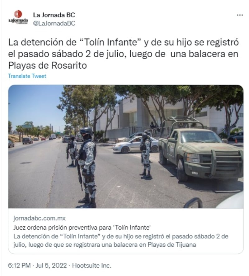 La fama del narcotraficante