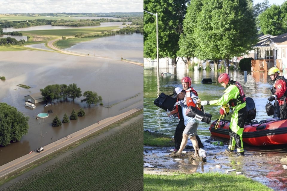 Tras inundaciones en el Medio Oeste se confirman múltiples daños y una pérdida