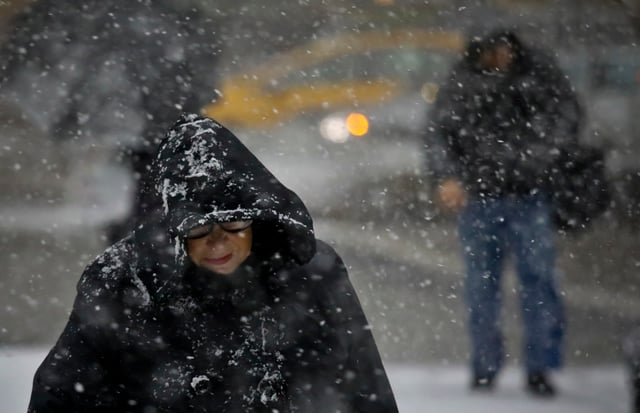 Tormenta de nieve, lluvia y vientos amenazan a Estados Unidos para este fin de semana