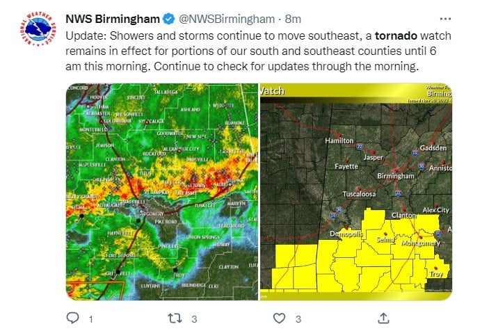 Múltiples tornados golpean al sur de Estados Unidos