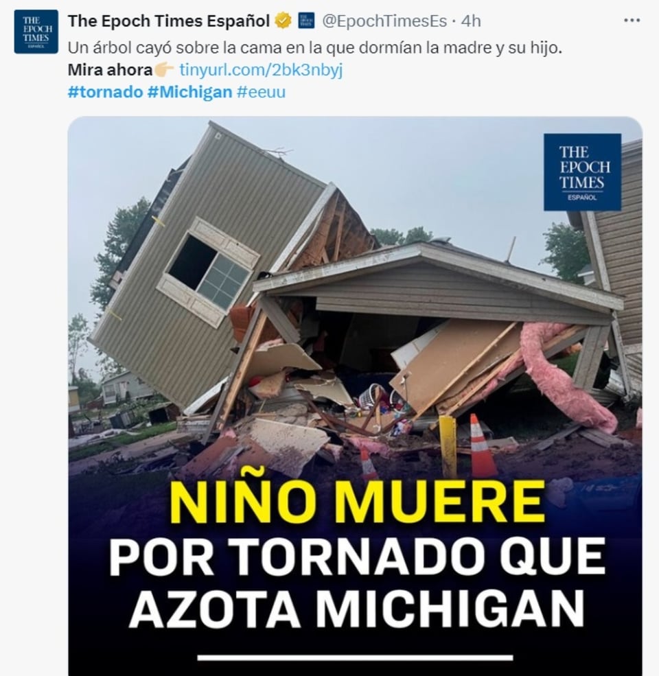 Tornados en Michigan, Livonia, Servicio Meteorológico Nacional, tormenta, MundoNOW