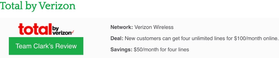 Total by Verizon, Verizon Wireless, Technology, MundoNOW, Money