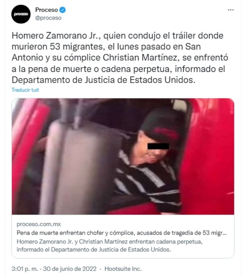 El conductor hizo su aparición inicial en la corte federal de San Antonio
