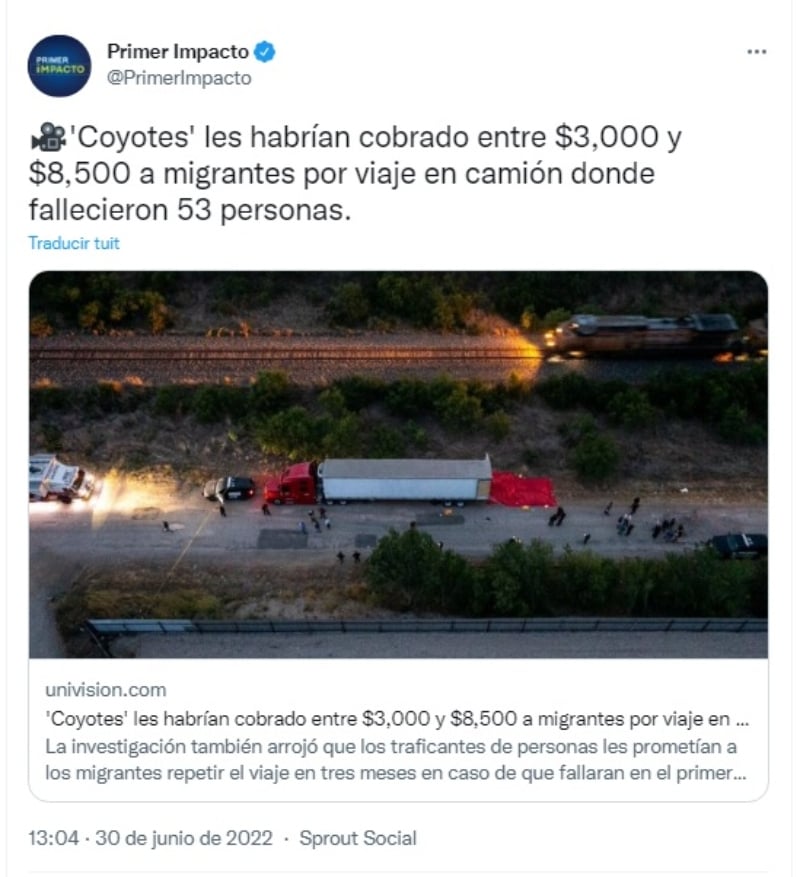 Coyotes les cobraron una gran cantidad de dinero a migrantes muertos