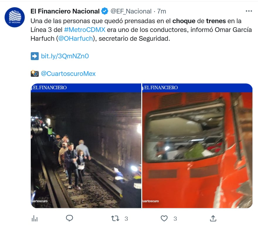 Choque trenes México