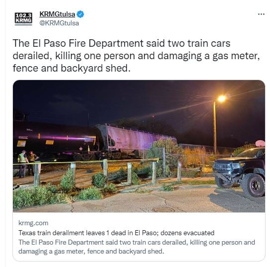 Un muerto y decenas de evacuados luego de que se descarriló el tren