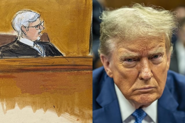 Judge in Trump trial threatens to remove defense witness