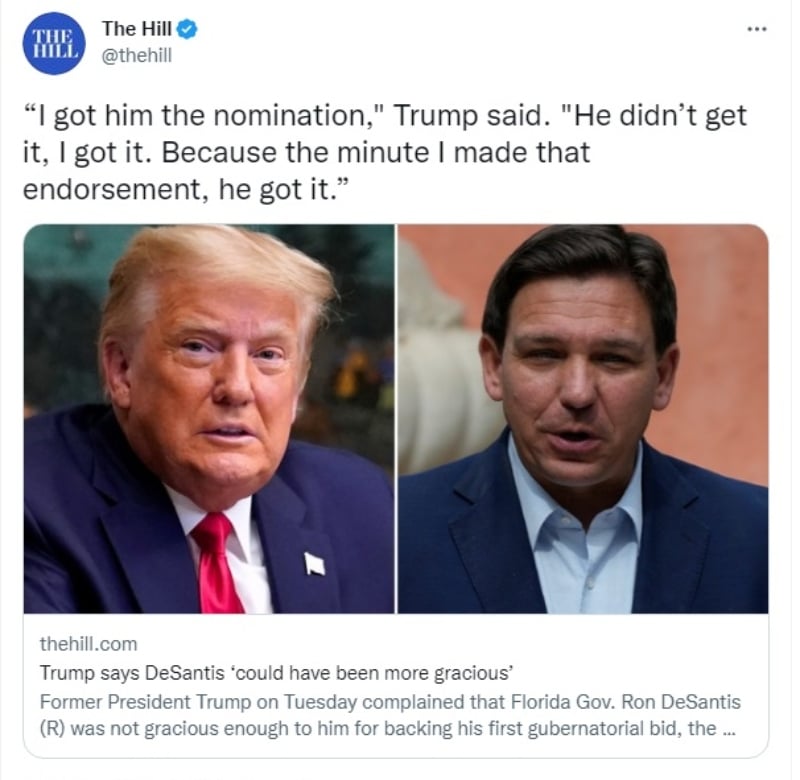"He needs to stay in Florida"