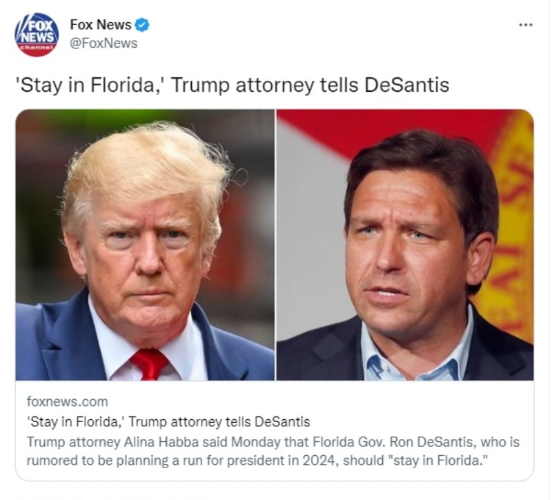 They criticize the former president