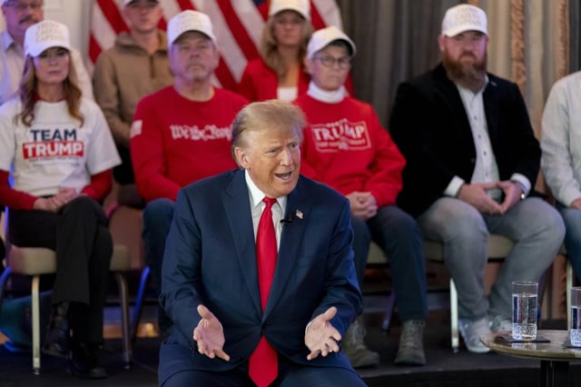 Donald Trump lanza petición a votantes de Iowa ante mal tiempo